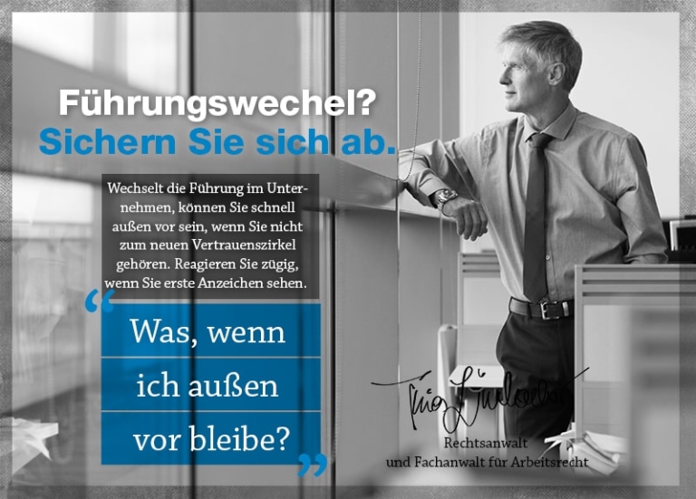 Führungswechsel Im Unternehmen? | Lindacher Arbeitsrecht Berät Sie.